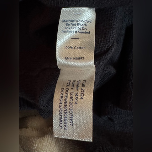 Marine Layer Women's Colorful Sunset Lightweight Sweater. Large. 100% Cotton. - Picture 4 of 7